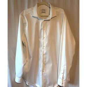 Calvin Klein Infinite Non-Iron Men’s Dress Shirt - 17.5 36/37 Slim Tall